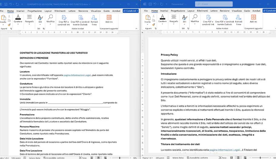 Documenti pronti all’uso