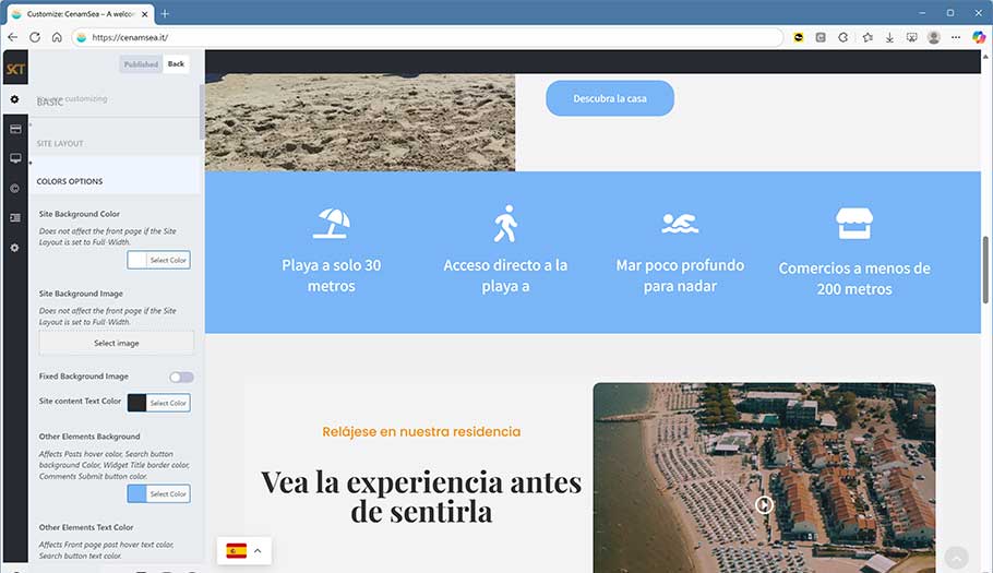 Sito web personalizzato